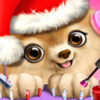 christmas salon santa claus and pets makeover