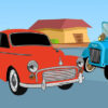 old timer cars coloring