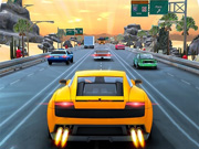 Cudowne regaty samochodowe jak mega rampą i skwierczącymi kołami